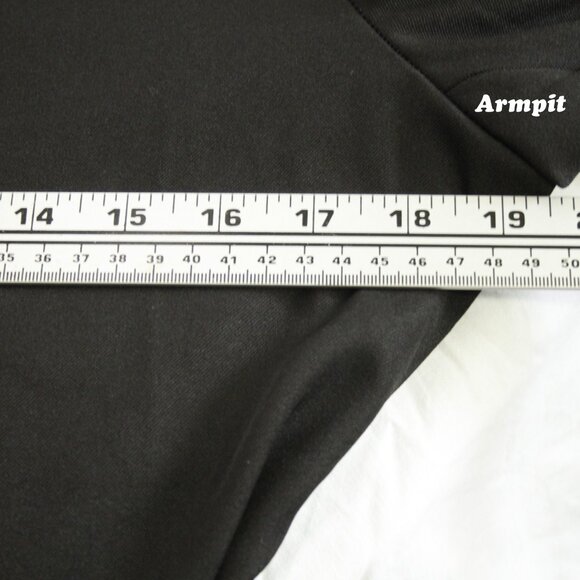 Mooyius Black High-Neck Asymmetric Belted A-Line Dress - Picture 4 of 11